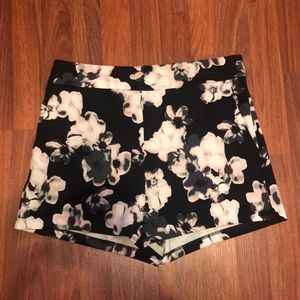 Express High Wasted Floral Short